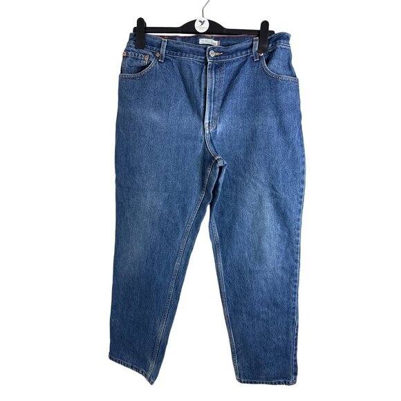 Levi’s VINTAGE 550 Relaxed Tapered Jeans Cotton Size 16W - Picture 2 of 4